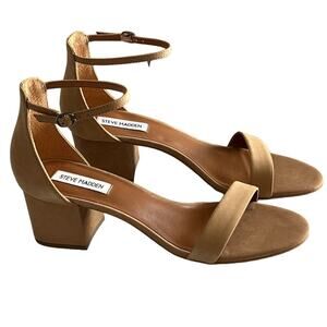 New Women's Steve Madden Irenee Tan Leather Sandals size 11